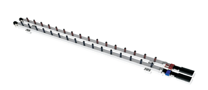 Rack-level liquid cooling distribution manifold