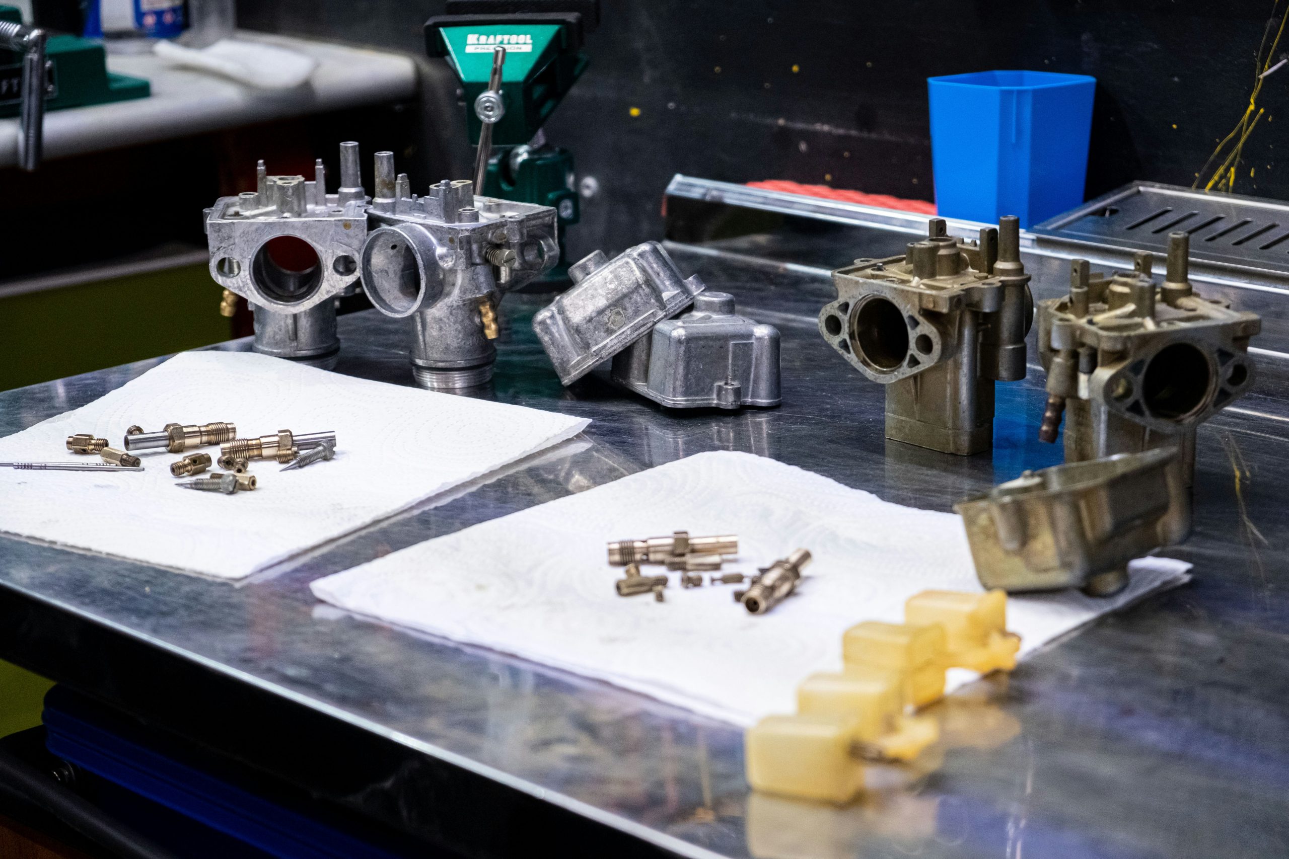 CNC machining process for production parts
