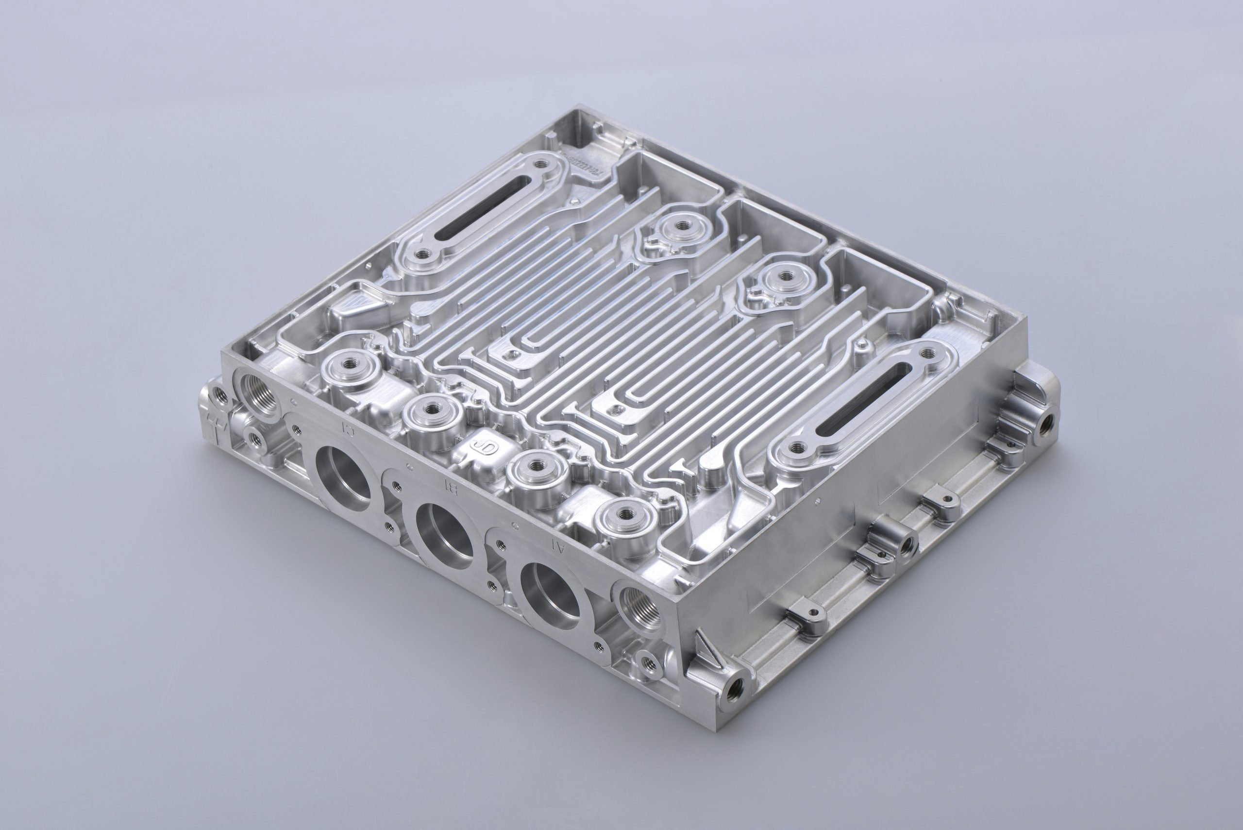 CNC machining in progress on a precision component