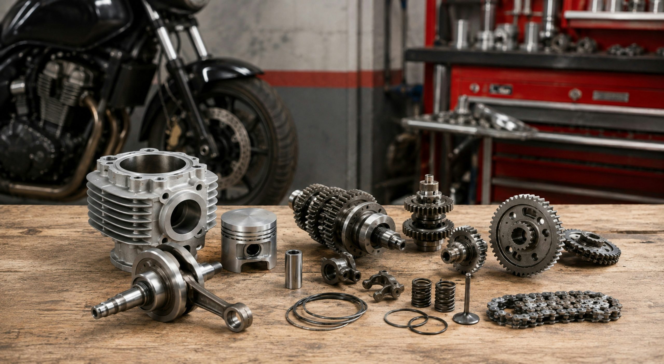 Gears and splined shafts shown as mechanical component references